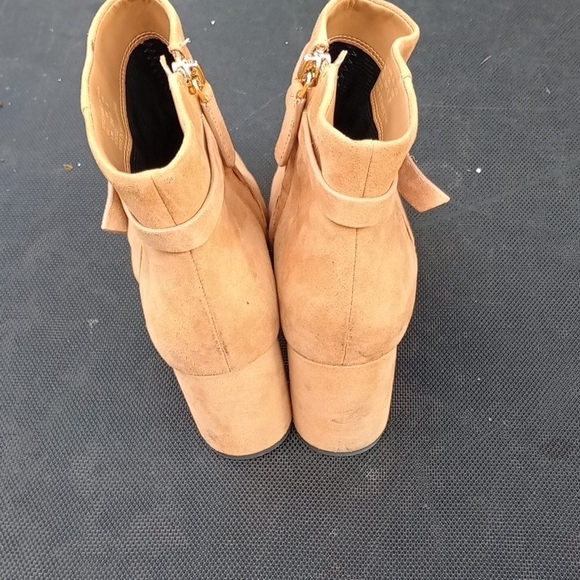 Kate Spade Camel Suede Ankle Booties - Picture 9 of 13
